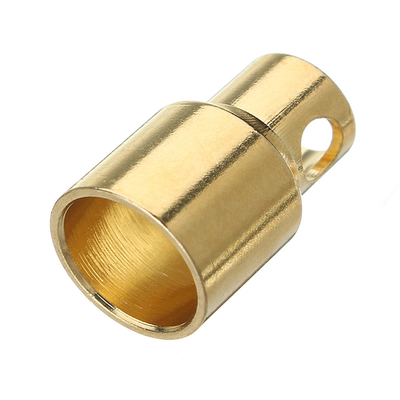 Practical ESC Gold Bullet Connector , Copper Banana Clip Connectors