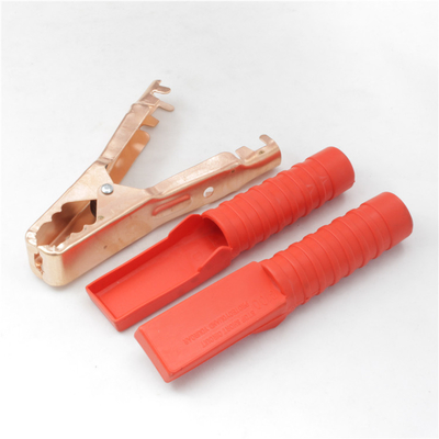 Red Crocodile Alligator Clip