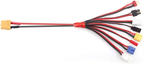 Durable Silicone Lipo Charging Cable , Multipurpose RC Charger Leads