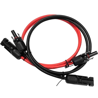Photovoltaic IP68 Waterproof Solar Panel Extension Cable 6mm² 10AWG