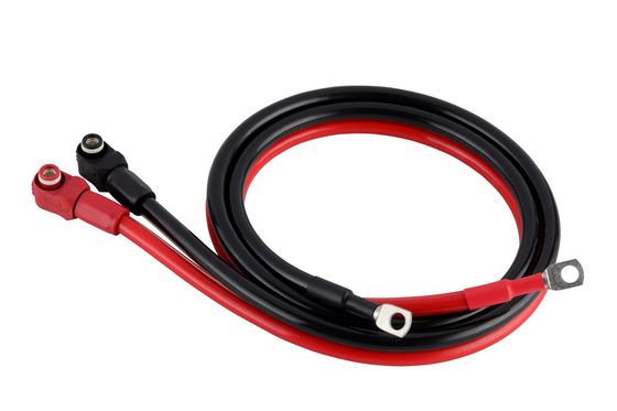 PVC Rubber Insulated Inverter Battery Cable Red Black Color Pure Copper