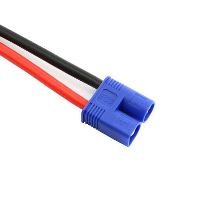 14AWG couleur noire rouge universelle de câble de chargeur du silicone EC3 RC