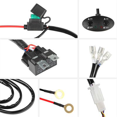 3m LED Light Bar Automobile Wire Harness 12V 300W For Switch Relay Kit