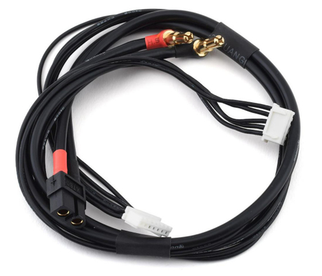 câble à forte intensité w/4mm de la charge 2S et A.W.G. solide 610mm du connecteur 10/12/14 de balle de 5mm